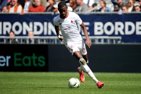 Kouyaté sous le maillot messin face aux Girondins (avril 2022, AFP)