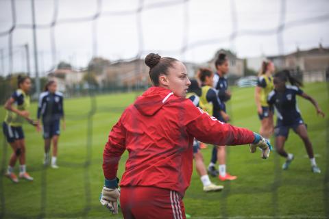 Entrainement de notre équipe féminine avant la réception de Lyon (14/10/2022)