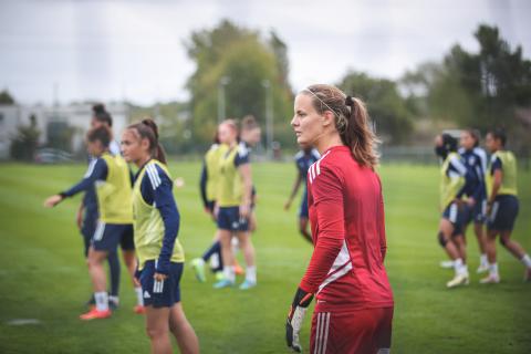 Entrainement de notre équipe féminine avant la réception de Lyon (14/10/2022)