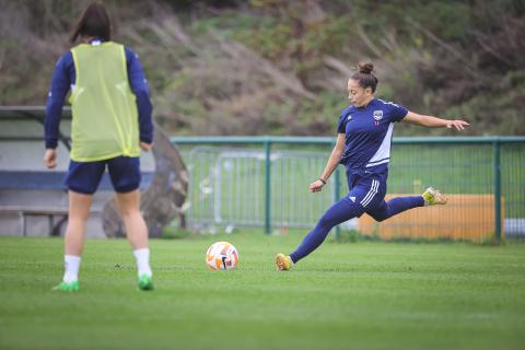 Entrainement de notre équipe féminine avant la réception de Lyon (14/10/2022)