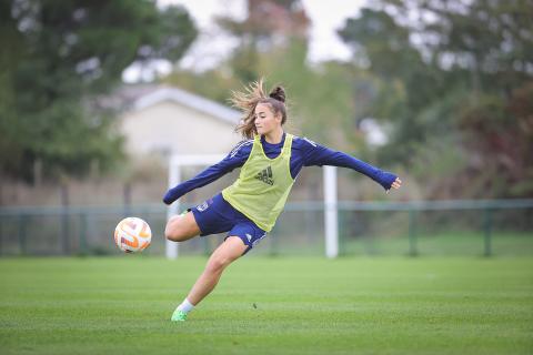 Entrainement de notre équipe féminine avant la réception de Lyon (14/10/2022)