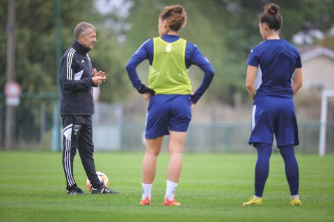 Entrainement de notre équipe féminine avant la réception de Lyon (14/10/2022)