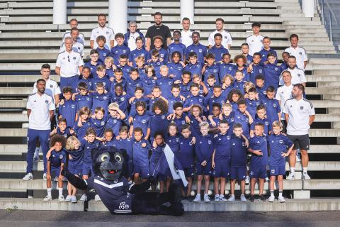 L'école de football du Club visite me Matmut ATLANTIQUE