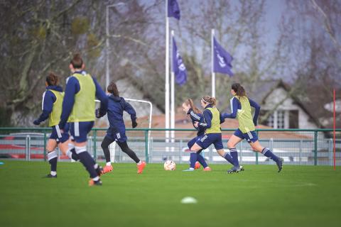 Féminines : entraînement du mardi 17 janvier 2023