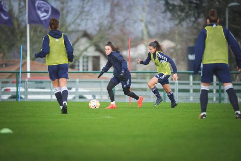 Féminines : entraînement du mardi 17 janvier 2023