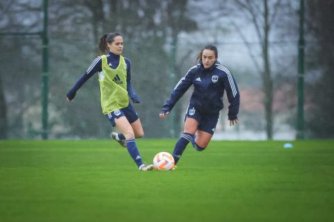 Féminines : entraînement du mardi 17 janvier 2023