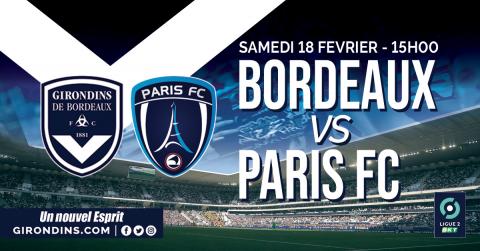 Billetterie Bordeaux-Paris FC / Saison 2022-2023