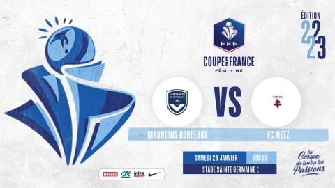 affiche FCGB/METZ CDF FEMININES