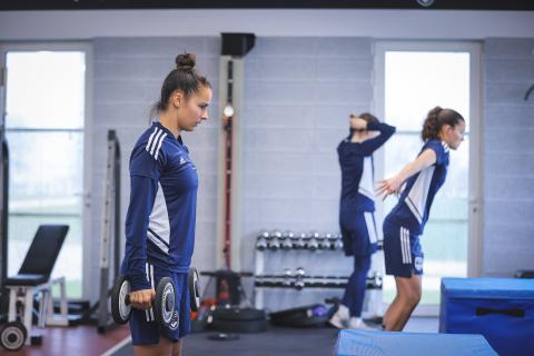 Entraînement de l'équipe féminine du jeudi 23 février 2023