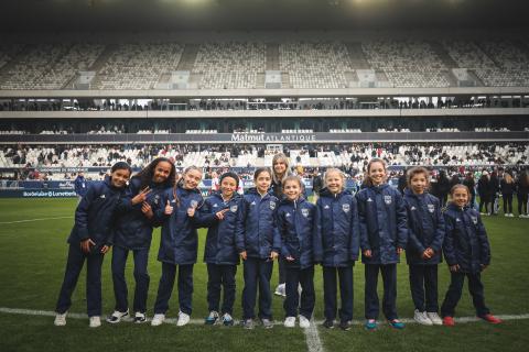 La section féminine présentée lors des Matches de la Parité (mars 2023)