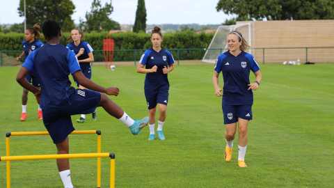 Entraînement de reprise de l’équipe féminine du lundi 24 juillet 2023