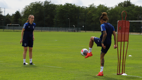 Entraînement de reprise de l’équipe féminine du lundi 24 juillet 2023