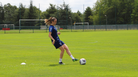 Entraînement de reprise de l’équipe féminine du lundi 24 juillet 2023