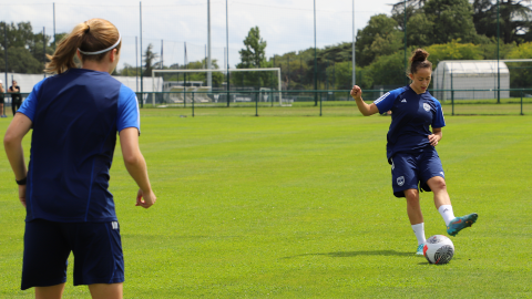 Entraînement de reprise de l’équipe féminine du lundi 24 juillet 2023