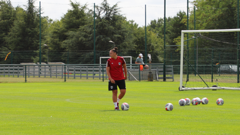 Entraînement de reprise de l’équipe féminine du lundi 24 juillet 2023