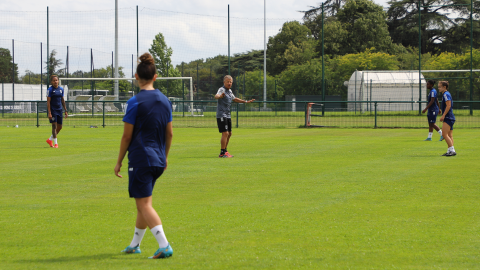 Entraînement de reprise de l’équipe féminine du lundi 24 juillet 2023