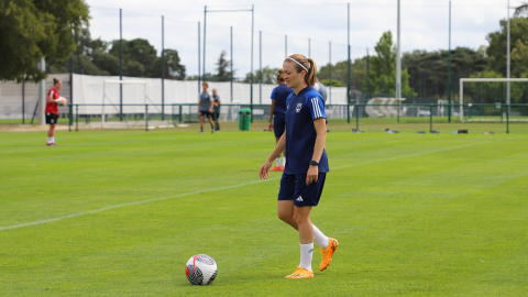 Entraînement de reprise de l’équipe féminine du lundi 24 juillet 2023