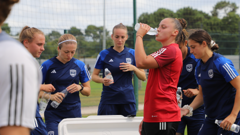 Entraînement de reprise de l’équipe féminine du lundi 24 juillet 2023