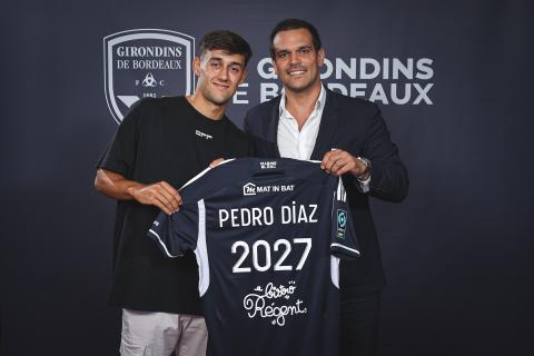 Pedro Diaz s'engage aux Girondins de Bordeaux (août 2023)