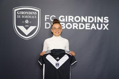 Laurine Pinot s'engage aux Girondins de Bordeaux (août 2023)