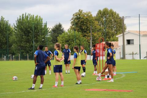 Entraînement des féminines du 29 août 2023