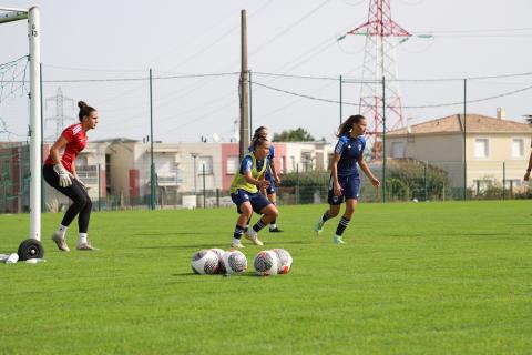 Entraînement des féminines du mercredi 6 septembre 2023