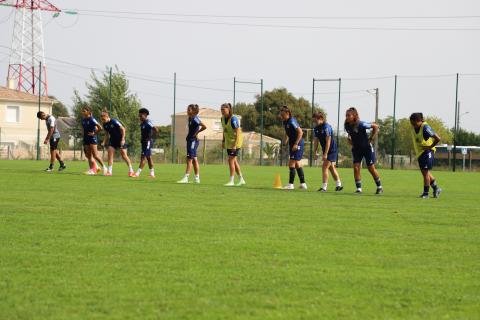 Entraînement des féminines du mercredi 6 septembre 2023