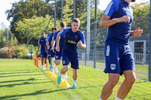 Entraînement des pros du jeudi 28 septembre 2023