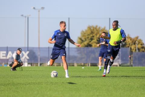 Entraînement des pros du jeudi 28 septembre 2023