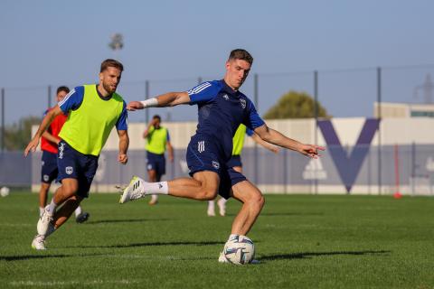 Entraînement des pros du jeudi 28 septembre 2023