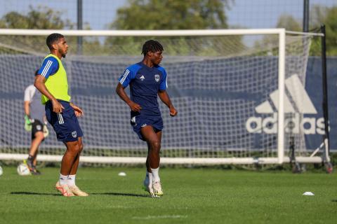 Entraînement des pros du jeudi 28 septembre 2023