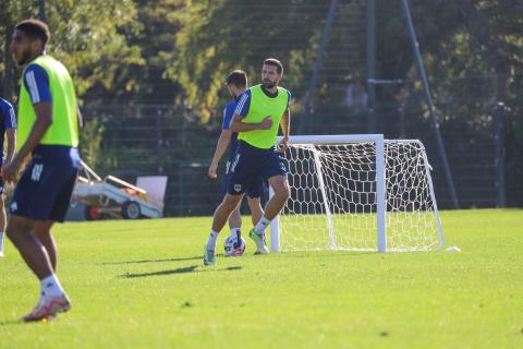 Entraînement des pros du jeudi 28 septembre 2023