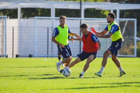 Entraînement des pros du jeudi 28 septembre 2023