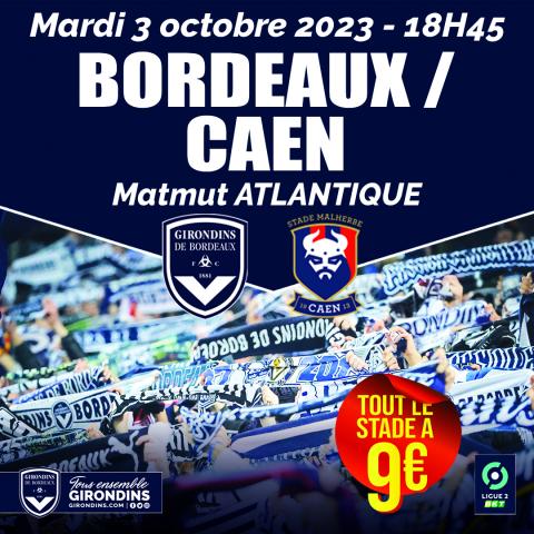 Billetterie Bordeaux-Caen / Saison 2023-2024