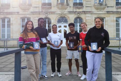 Remise du jeu EA FC24 aux joueuses bordelaises