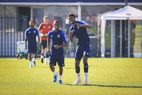 La première séance d'entraînement d'Albert Riera