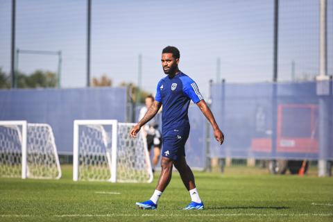 La première séance d'entraînement d'Albert Riera