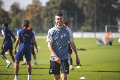 La première séance d'entraînement d'Albert Riera