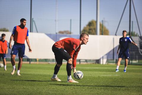 La première séance d'entraînement d'Albert Riera