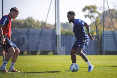 La première séance d'entraînement d'Albert Riera