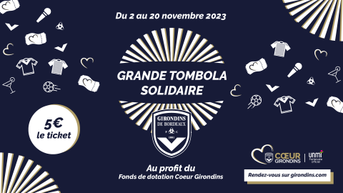 Grande Tombola Solidaire FCGB 2023