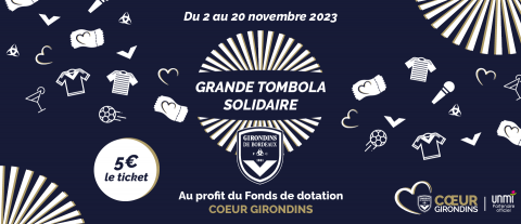 Grande Tombola Solidaire FCGB 2023