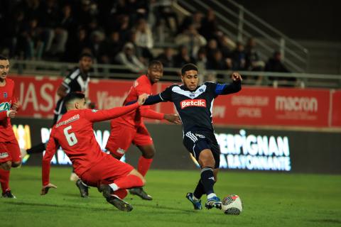 Yohan Cassubie face à Canet en Coupe de France