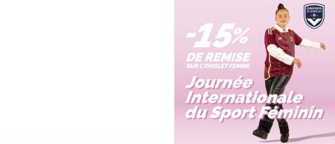 Opération pour la « Journée Internationale du Sport Féminin »