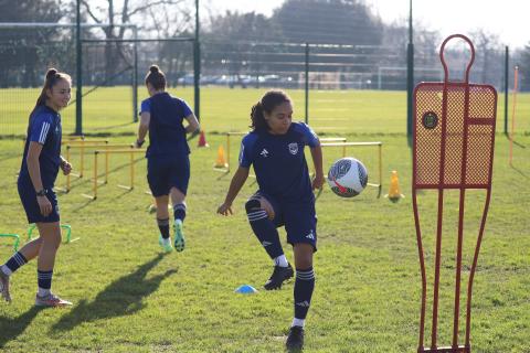 Entrainement, FC Girondins de Bordeaux féminines, 2023-2024 