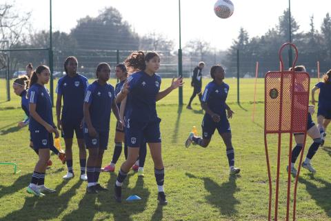 Entrainement, FC Girondins de Bordeaux féminines, 2023-2024 