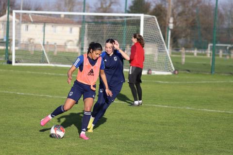 Entrainement, FC Girondins de Bordeaux féminines, 2023-2024 