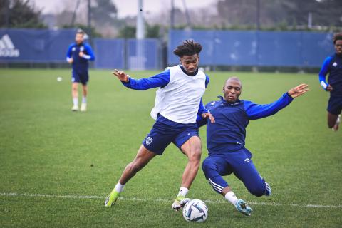 Entrainement, FC Girondins de Bordeaux 01.02.2024 , 2023-2024 