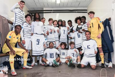 U17 nationaux, FC Girondins de Bordeaux - SA Merignac, 2023 - 2024