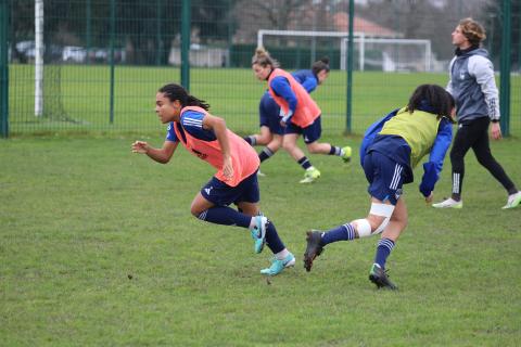 Entrainement, FC Girondins de Bordeaux féminines 07.02.2024 , 2023-2024 